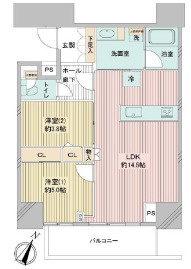 シティタワー新宿新都心の間取り
