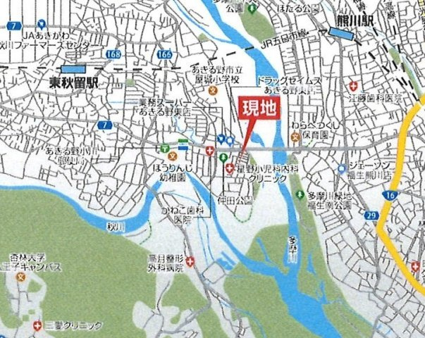 あきる野市小川東　新築　全1棟の地図