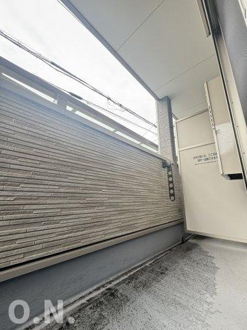 駅前つばきハイツのバルコニー