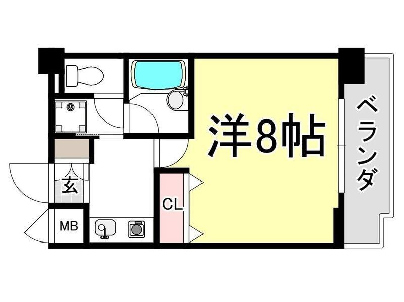 ラナップスクエア三宮プライムの間取り