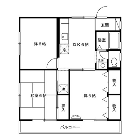 ベルドールの間取り