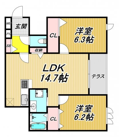 アークコートの間取り