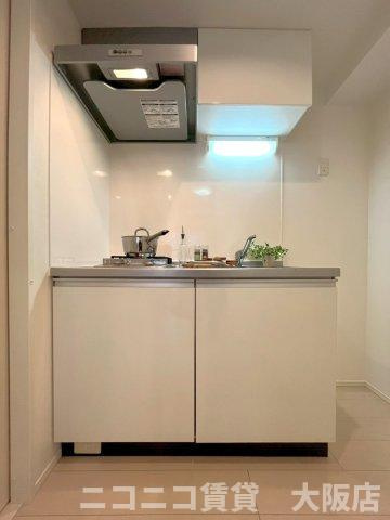 豊中市豊南町南５丁目のアパートのキッチン|CG画像です。家具家電付きではありません