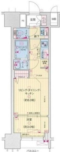 プレサンス　ジェネ　上前津の間取り