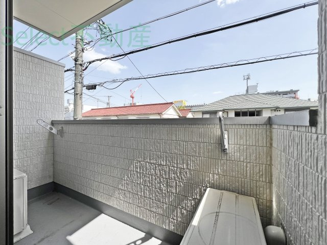 ハーモニーテラス志賀町Ⅸのバルコニー