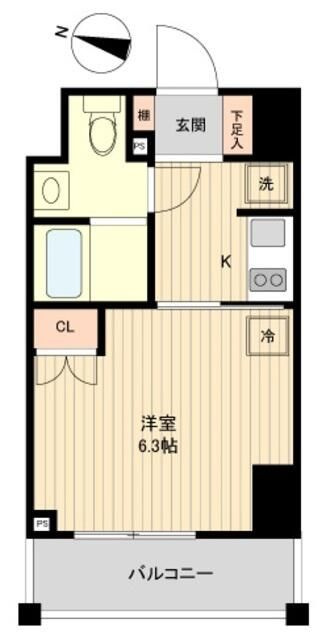 レノス新子安の間取り