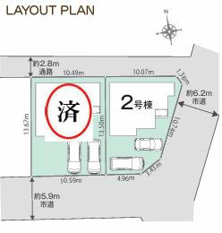 蓮田市蓮田1期　新築一戸建て　02　リナージュネクスジーの区画図|全2棟