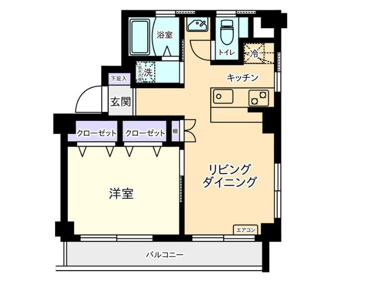 シャトーサンケイの間取り