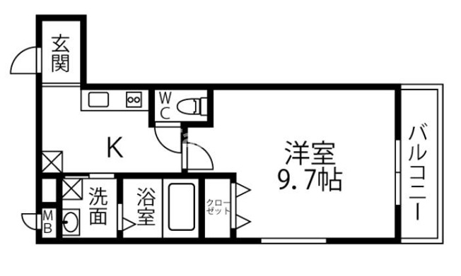 【間取り】 | フジパレス都島御幸町Ⅴ番館