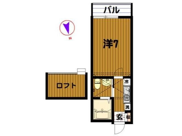 サンサーラ泉壱番館の間取り