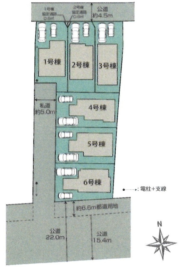 あきる野市草花　新築　全6棟　5号棟