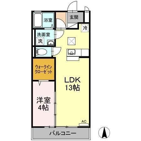 【間取り】 | リビングタウン古川北壱番館　B棟
