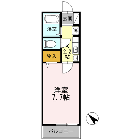 セリバテール太宰府の間取り|別号数タイプ
