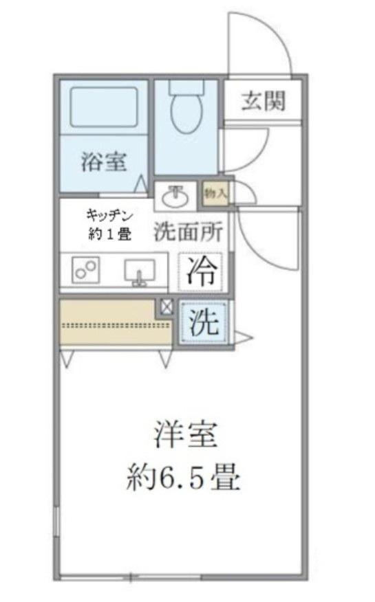 シャトレＫの間取り|間取りです。