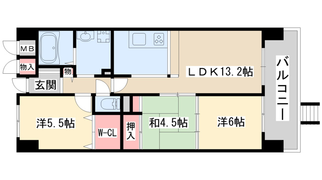 【間取り】 | ファミール北大阪リバーサイド