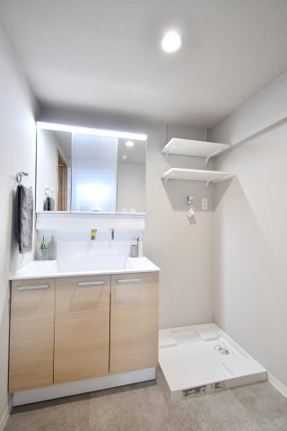 ライオンズマンション与野本町の独立洗面台