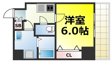 【間取り】 | BLUE西長堀 仲介手数料無料