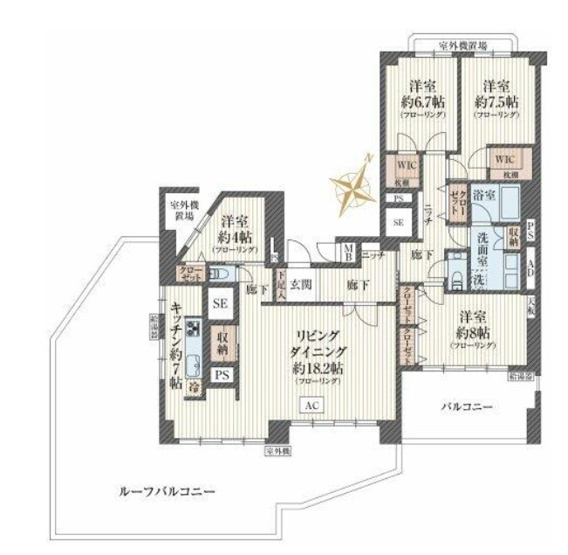 【間取り】 | シーアイマンション駒場B棟