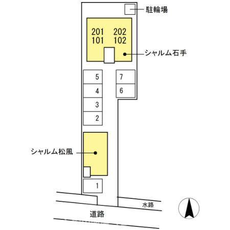 【区画図】 | シャルム・石手