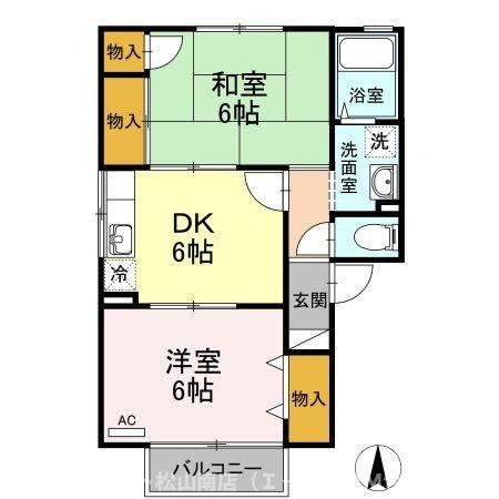 【間取り】 | シャルム・石手