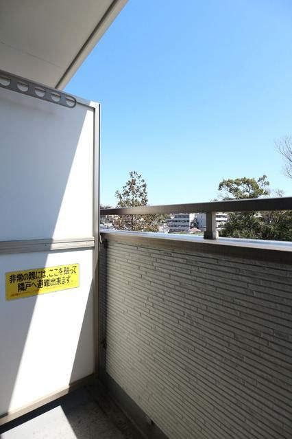 グランディール永田北のバルコニー