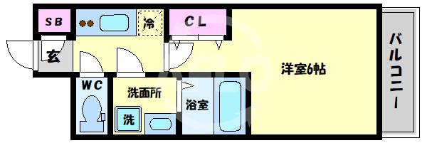 エスリードレジデンス大阪弁天町の間取り|エスリードレジデンス大阪弁天町　間取り