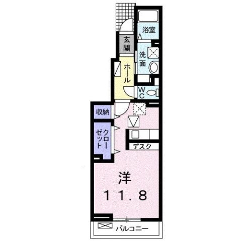 【間取り】 | ヴェルデ・Ｋ　Ⅱ