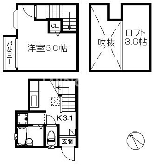 【間取り】 | ドリームパレス高宮