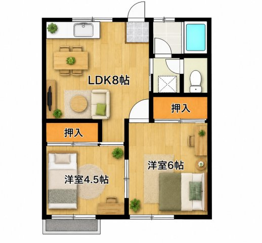 レジデンス紫の間取り