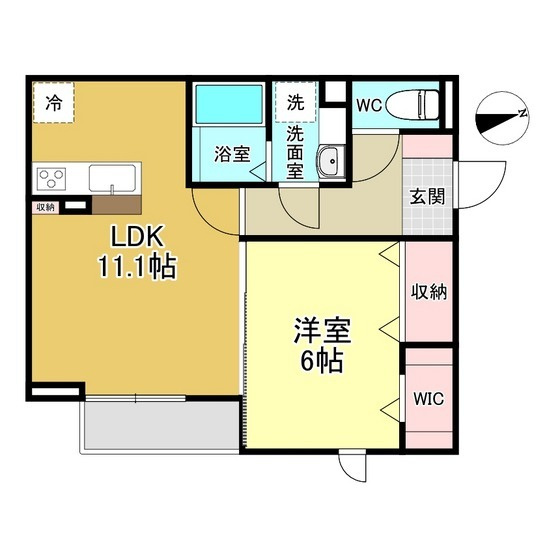 セジュール緑町の間取り