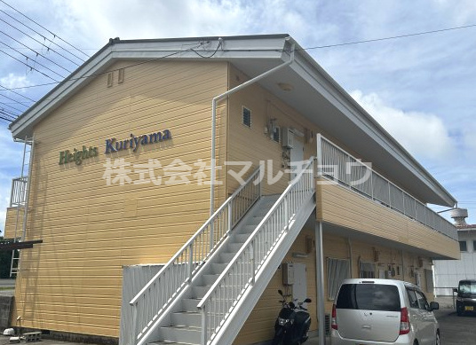 ハイツクリヤマ Ⅰの外観|落ち着いた雰囲気の外観です