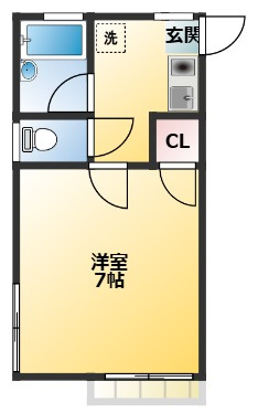 コーポハルノの間取り