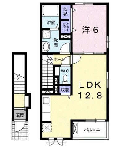 サンパティークⅡの間取り