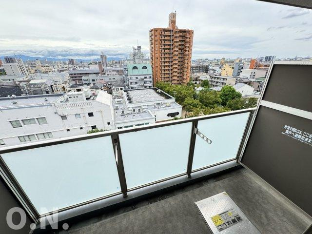 メゾン田中ー平野のバルコニー