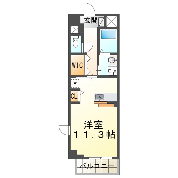 グランブルⅢの間取り