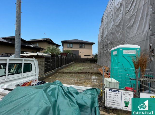 京都市山科区小野葛籠尻町　第1期　新築一戸建ての外観|周辺は落ち着いた街並みの住宅地！子育てがしやすい住環境です！まだ未完成ですが、現地でしかわからない事もございます。是非一度ご覧ください。