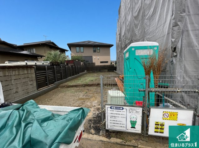 京都市山科区小野葛籠尻町　第1期　新築一戸建ての外観|周辺は落ち着いた街並みの住宅地！子育てがしやすい住環境です！まだ未完成ですが、現地でしかわからない事もございます。是非一度ご覧ください。