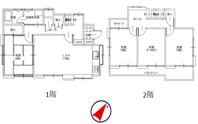 【間取り】 | 前橋市前箱田町　中古1期