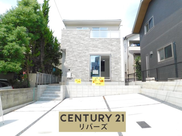 名古屋市緑区神の倉２丁目の新築一戸建の外観|☆１号棟☆　　いつでも見学できます♪（お問合せ当日、平日、水曜、夜間でもＯＫ）　敷地４４．９８坪！　駐車２台OK！　５ＬＤＫ♪　ＺＥＨ水準！　　ＬＤＫ１８．８帖♪