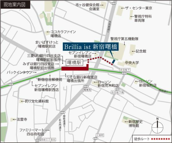 Ｂｒｉｌｌｉａ　ｉｓｔ　新宿曙橋の地図