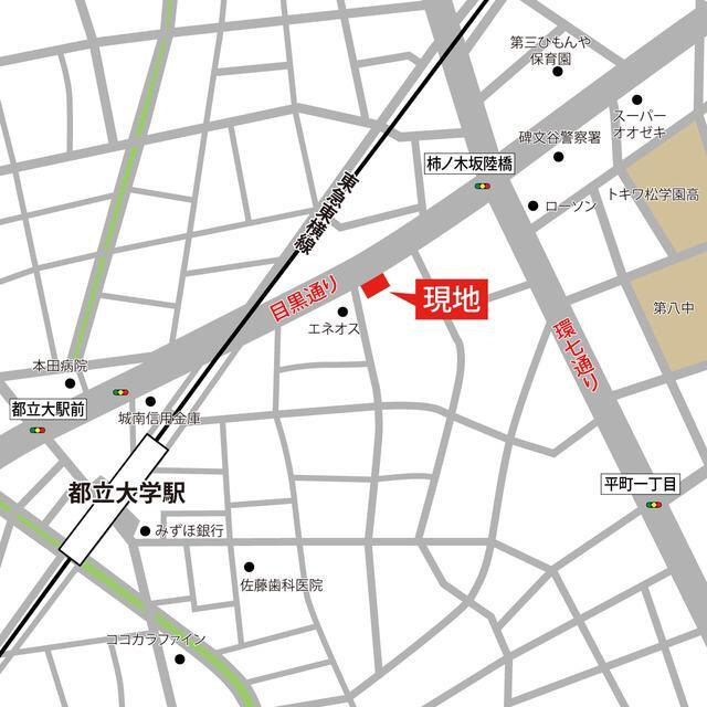 ＷＴＣディアコート目黒平町の地図