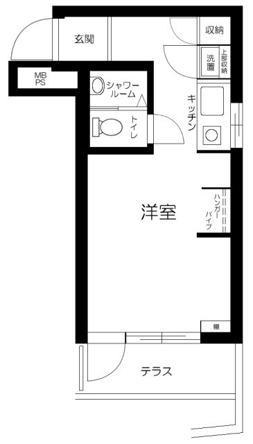 ラミアール都立大の間取り