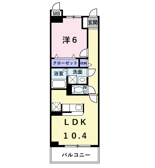 フェザーヒルⅡの間取り