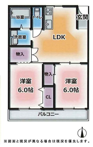 清山荘の間取り