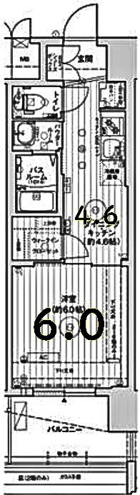 エステムコート名古屋グランツの間取り