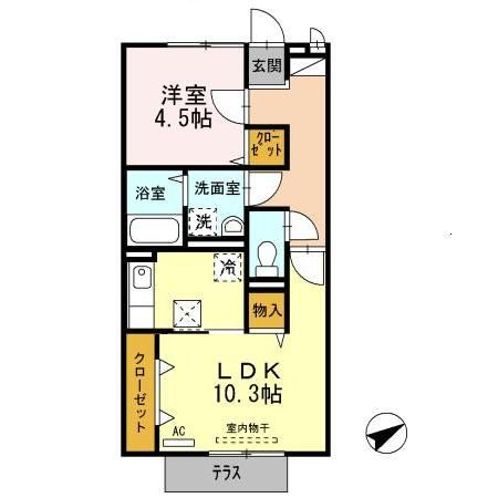 ポルティエの間取り|使い勝手の良い間取りです♪