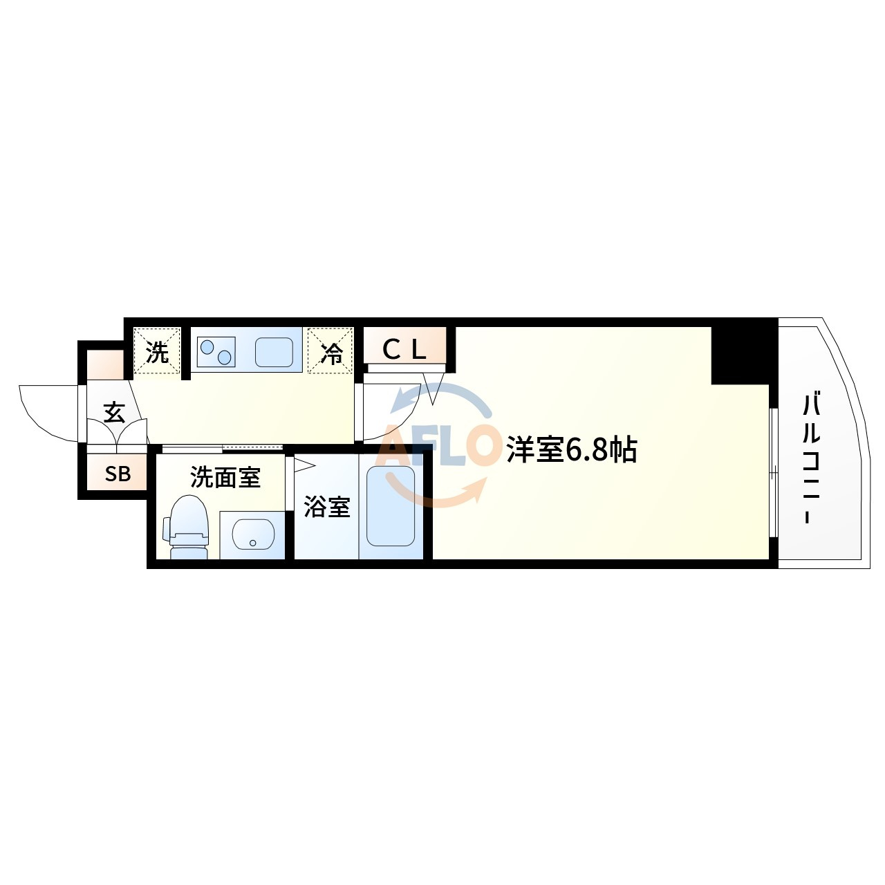 セレニテ九条リアンの間取り|セレニテ九条リアン　間取り