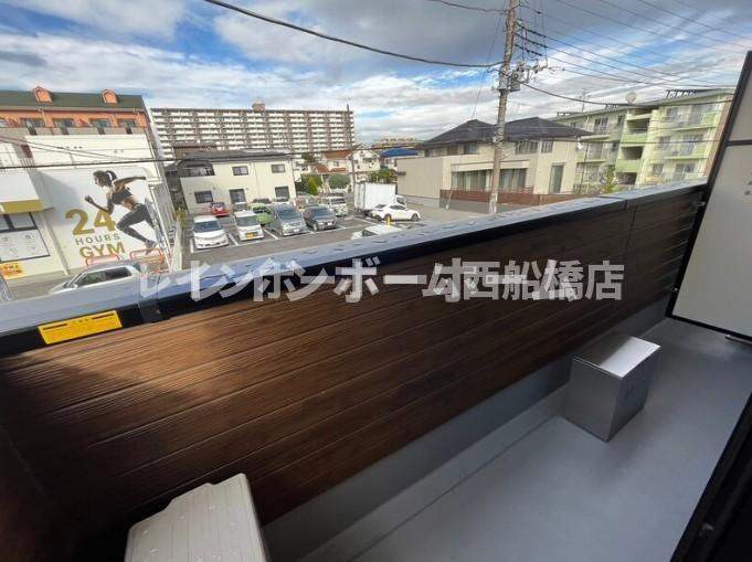 アリビオ新松戸のバルコニー