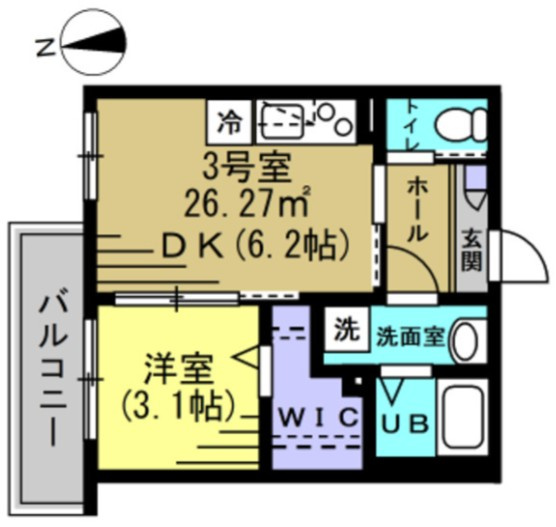 アリビオ新松戸の間取り