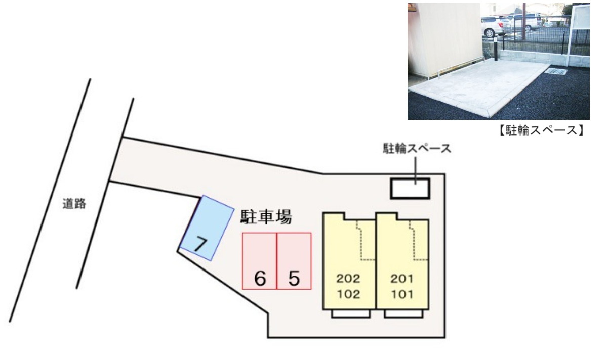 パティオ湘南の区画図